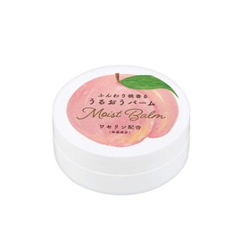 Global Product Planning Peach Fragrant Moisturizing Balm from Yamanashi Prefecture (Vaseline Formulated, Firmly Moisturizing, Dry, Made in Japan, Portable), 0.5 oz (15 g)