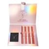 Cosmetic Set, Bear Lip Necklace Set, 4 Pieces, Matte Lip/Gloss