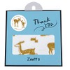 Zootto Deer Handkerchief (Boxed), Made in Japan, Senshu, Gauze, Soft, Absorbent, Animal Pattern