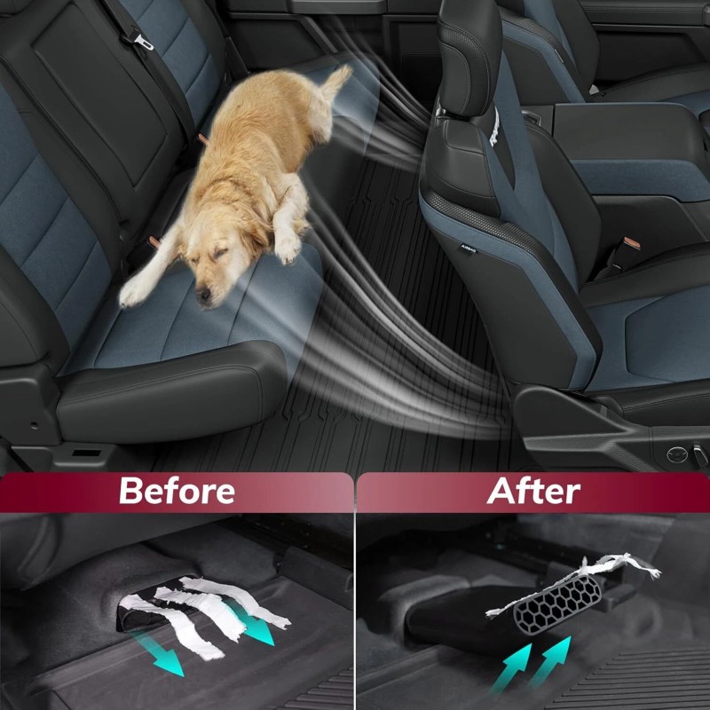 Raptor Under Seat Vent Deflectors for Ford F150 2015-2024 Lightning