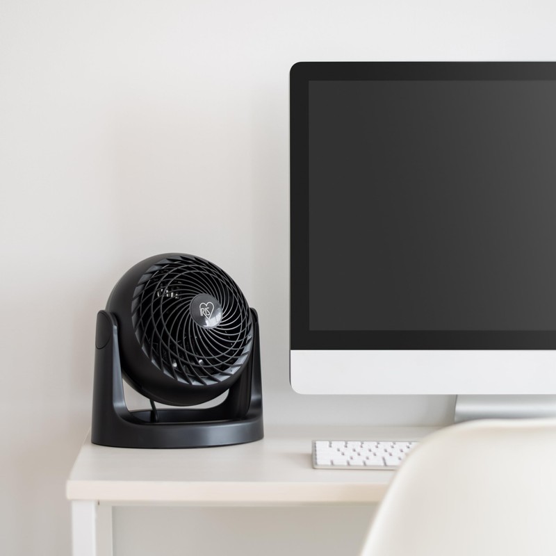 IRIS USA Desk Fan, Air Circulator, 3 Speeds, 52ft Max