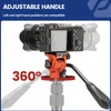 Fotopro Video Fluid Head Pan Tilt Head with Quick Release