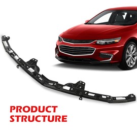 CHEDA Front Bumper Face Bar Retainer Bracket Brace Mounting Kit Compatible with 2016 2017 2018 2019 2020 2021 2022 Chevy Malibu