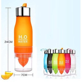 Mr. Gadget Solution® Water Bottles, Leak Proof Fruit Infuser Sport Bottle for Yoga, Pilates, Outdoor, Cycling, Travelling