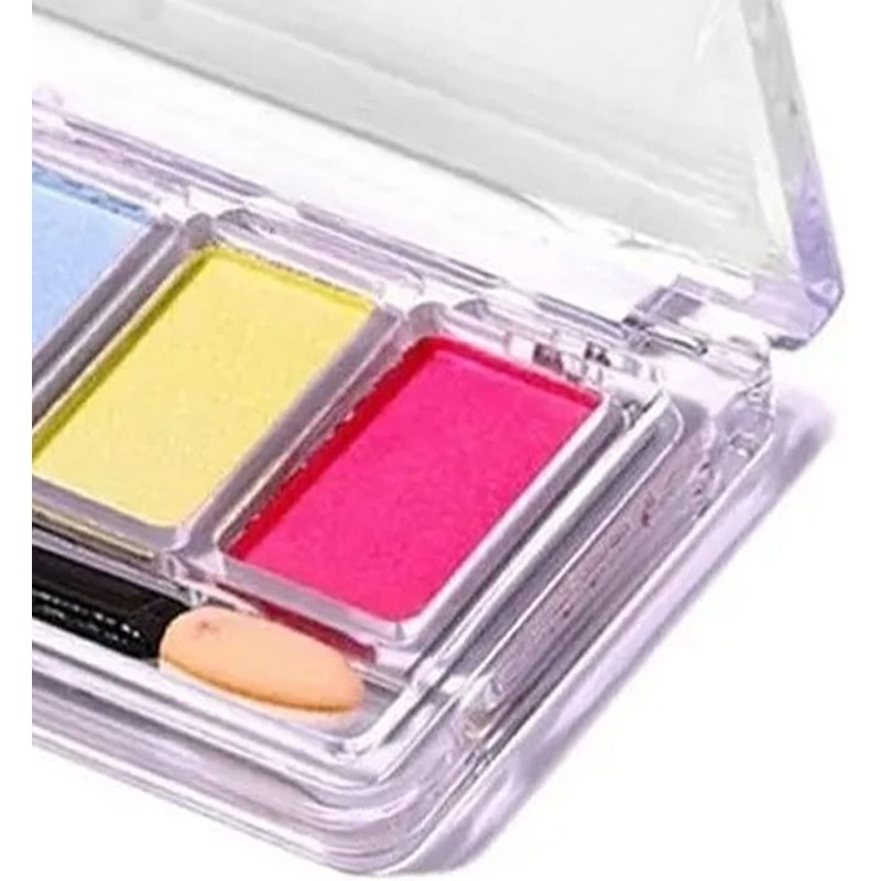 Polvo espejo para uñas 6 colores – Brillo alto y