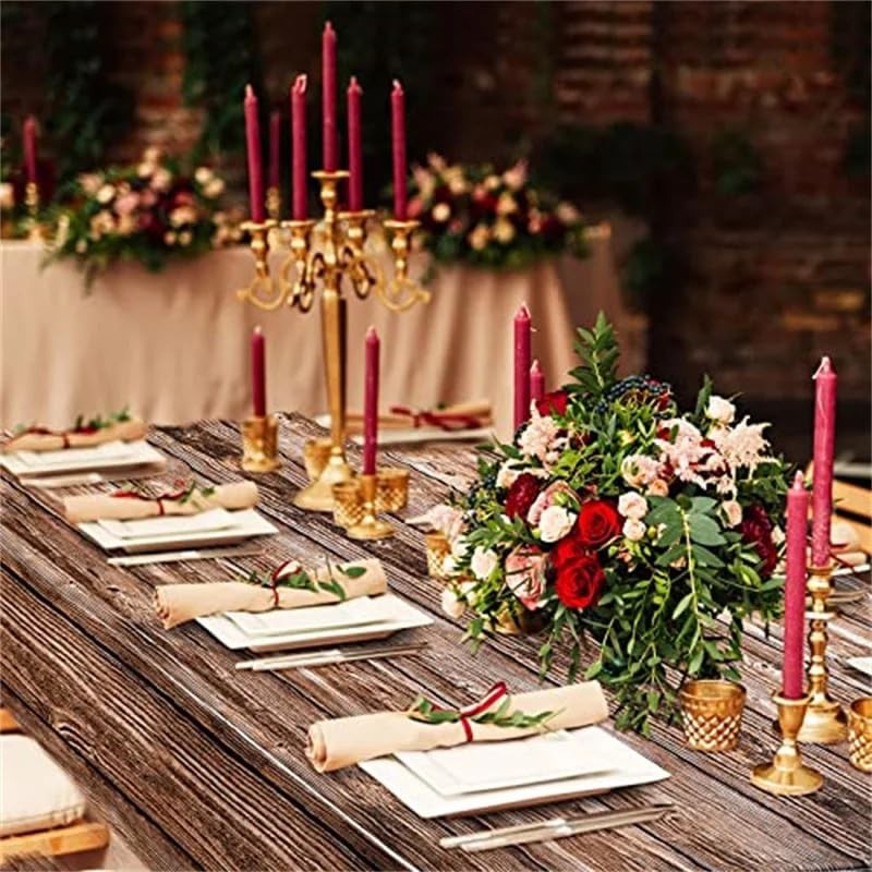 YYBD 3Pcs Wood Grain Table Decor Light Brown Wood Grain