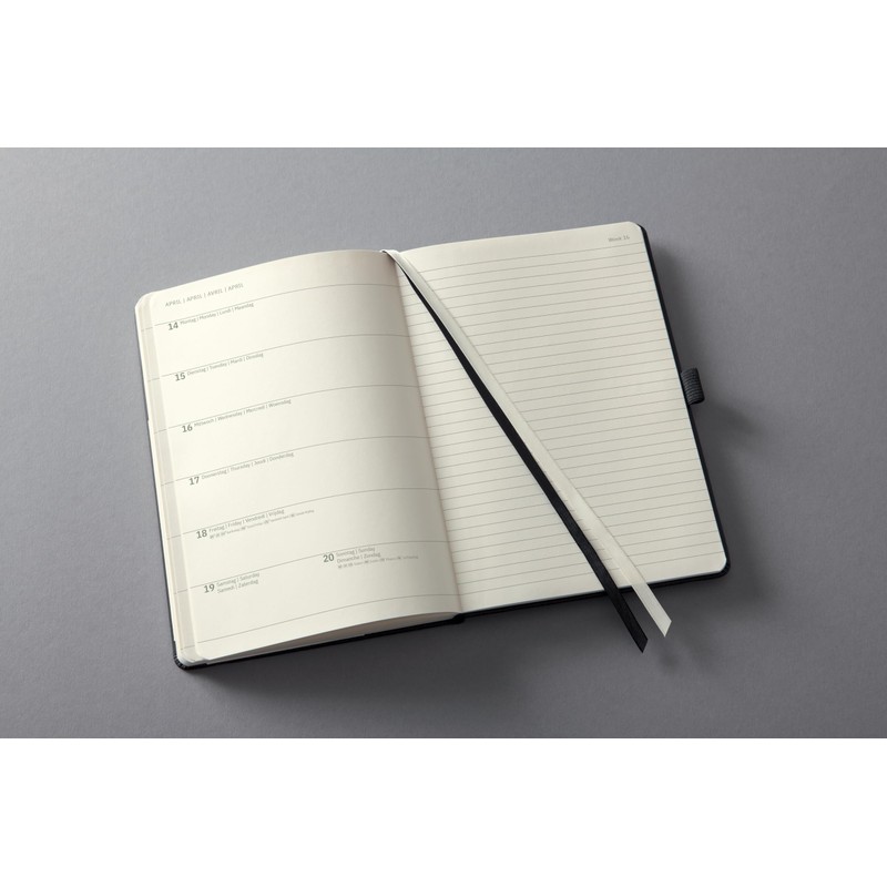 SIGEL C2515 Conceptum Weekly Planner and Notes 2025, Approx. A6,