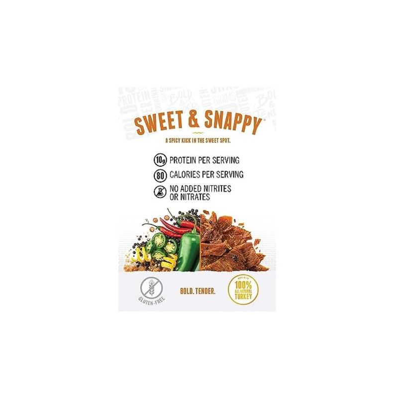 Perky Jerky Variety Pack 1oz Trial Bags, 5 Unique Beef