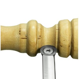 Simple Woodturning Tools COMBO: Mid Size Rougher, Turner & Hollower and Detailer Carbide Wood Turning Hand Tool Set with Interchangeable Handle for Wood Lathe (3 Tools w/Brilliant Red handle) USA Made