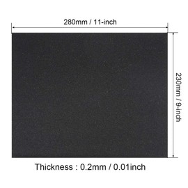TA-VIGOR 10Pcs Wet Dry Sandpaper 1000 Grit 9 Inch x 11 Inch, Assorted Sanding Sheets Abrasive Paper for Wood Furniture Metal Automotive Polishing