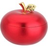 RitaPro Shop® Apple Shaped Ashtray, Red, Portable Ashtray with Lid,