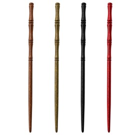 NYGGTYK Pack of 8 Retro Wooden Hair Pins, Bamboo Hair Pins, Bamboo Hair Pins for Women, Wooden Hair Pins for Long Hair (Black, White, Brown, Dark Green)