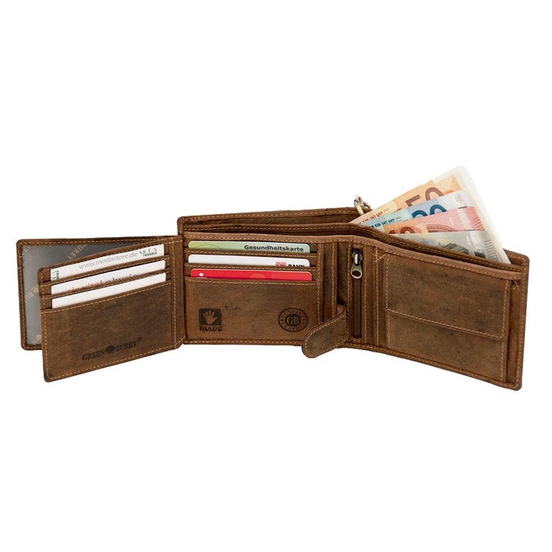 'Wallet G1796 Bike Wallet with license Slot and Chain horizontal