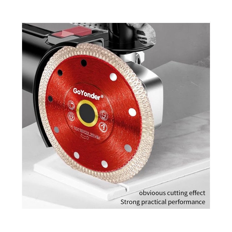 GoYonder 4.5 Inch Super Thin Diamond Saw Blade for Cutting