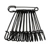 HappyHome 20pcs 70mm Black Safety Pins Kabuto Pins Stall Pins