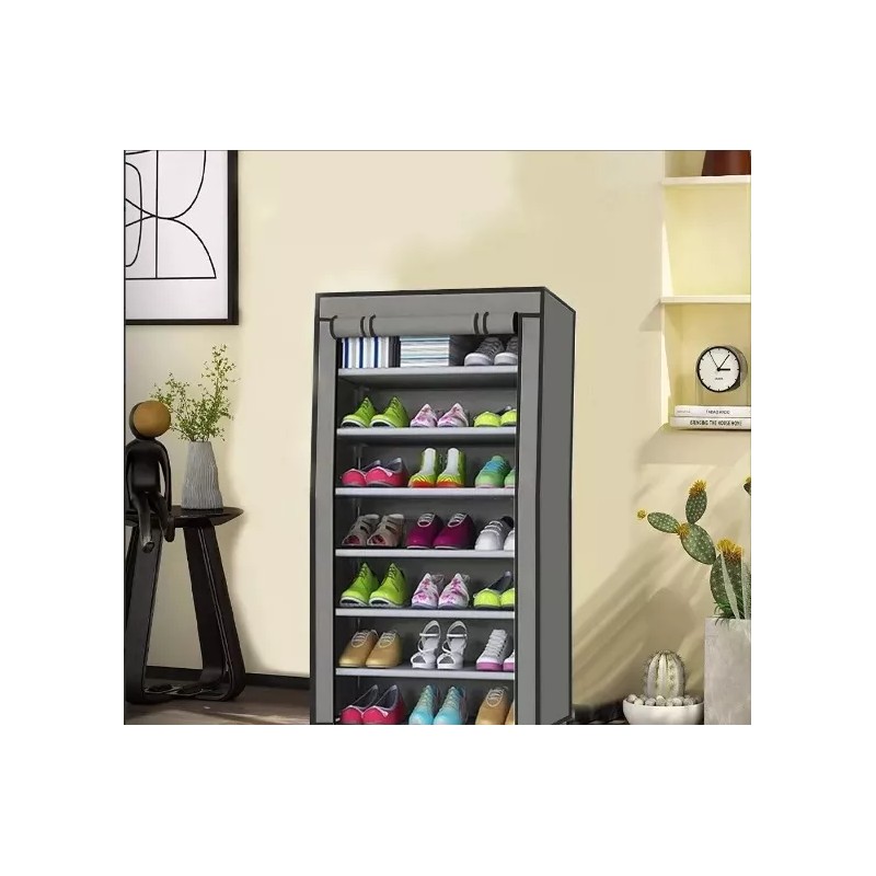 Importeek Zapatera Organizador Zapatos Rack Closet 7 Niveles 21 Pares