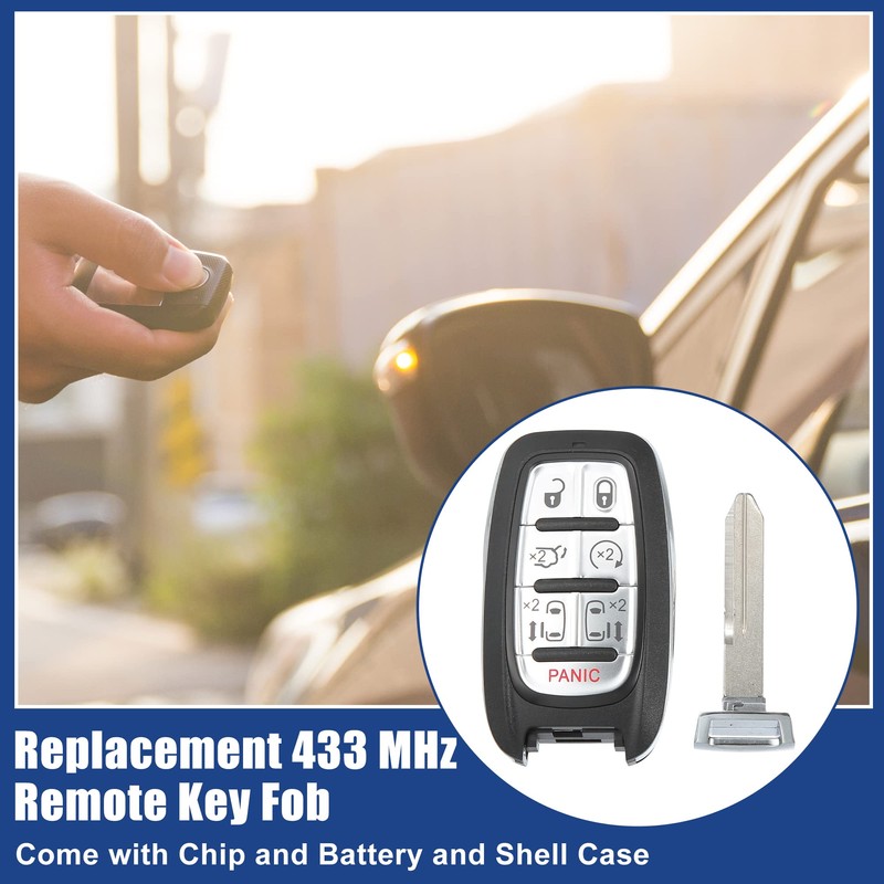 ACROPIX 433 MHz Key Fob Keyless Entry Remote Fit for