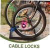 Sosoport Compact Ski Lock Password for Snowboard Scooter Bike Lightweight
