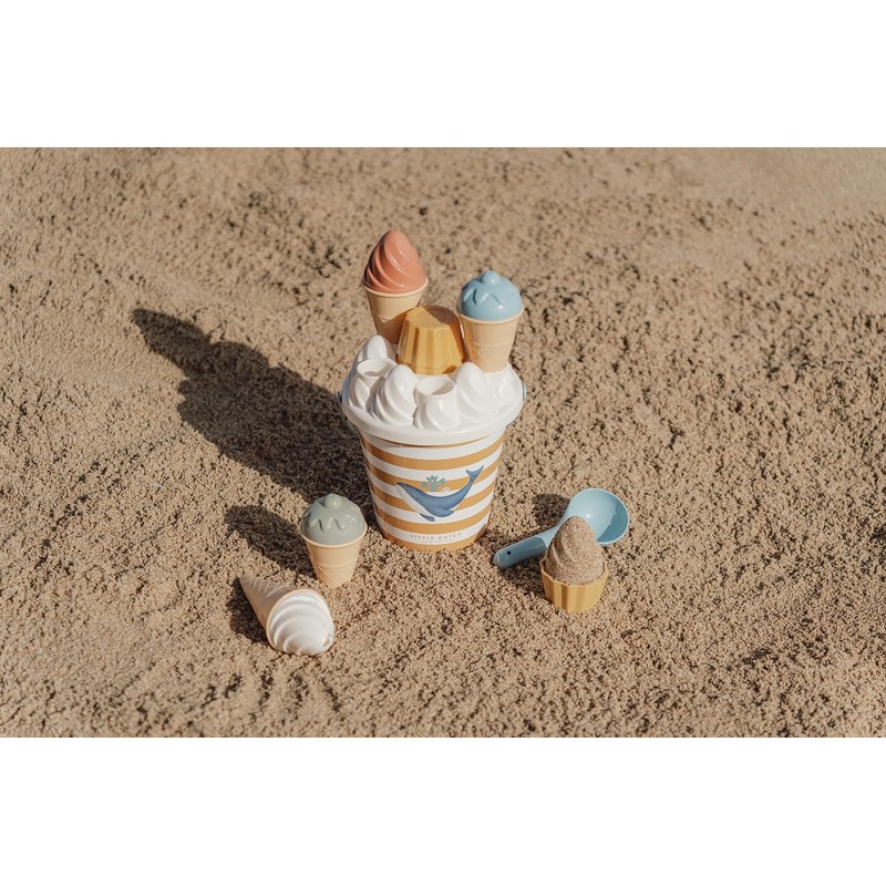 Little Dutch Ocean Dreams 2012315 Sand Toy Bucket Set Ice