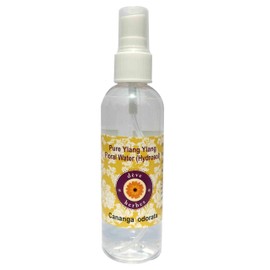 Deve Herbes Pure Ylang Ylang Floral Water (Hydrosol) (Cananga odorata) 100% Natural Therapeutic Grade 100ml (3.38 oz)