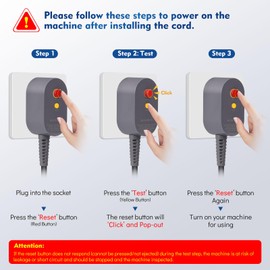 Cable cargador de alimentación para Dyson Airwrap Styler Cable adaptador de cable de alimentación, accesorios de enchufe, 110 V, juego de reparación de línea de cable de alimentación rizador, cable