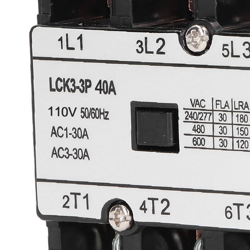Air Conditioner Contactor Heating Ventilation Air Conditioning Contactor 40A 3P