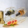 Viners Barware Gold Wine Rack, 29 x 20.3 x 20.3