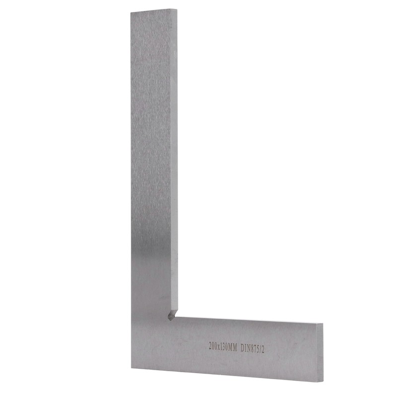 Machinist Square 200x130mm 90 Degree Right Angle High Accuracy Ergonomic