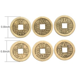 Boao Chinese Feng Shui Coins Lucky Coins I-Ching Coins for Health and Wealth