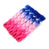 ShowJarlly 5 Packs Ombre Jumbo Braid Hair, Peach/Light Pink/Royal Blue