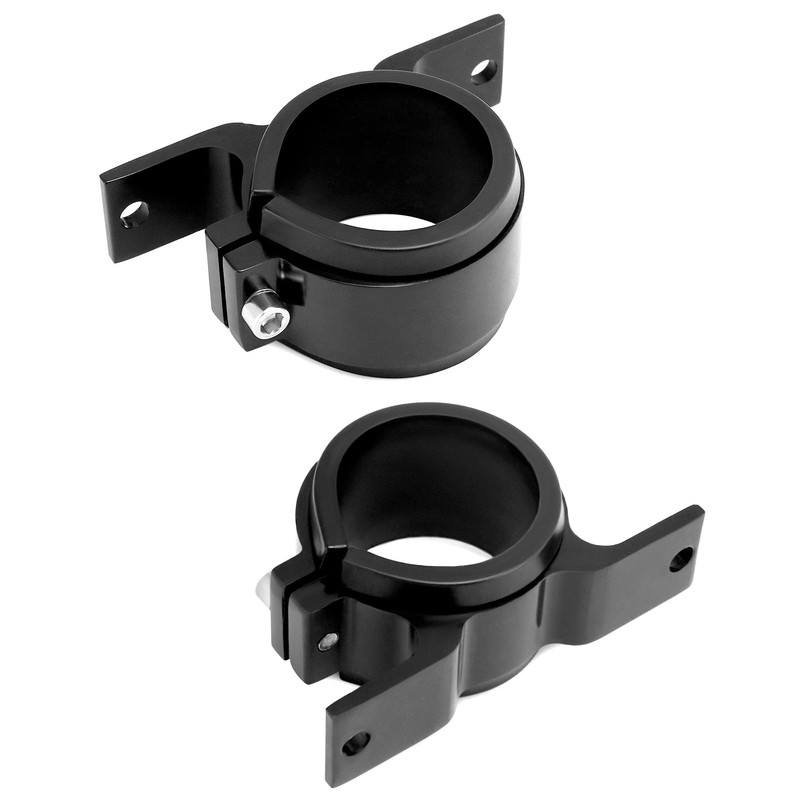 QWORK Fuel Pump Clamp Holder, 2 Pack 50mm Fuel Filter