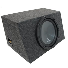 Harmony Audio Compatible with Universal Car Hatchback HA-R104 Single 10" Sealed Sub Box Enclosure