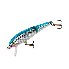 Rebel Lures J4903 Jointed Minnow Fishing Lure, 1 7/8", 3/32 oz, Silver/Blue