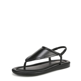 Franco Sarto Womens Jocelyn Flat Sandal Black 7 M