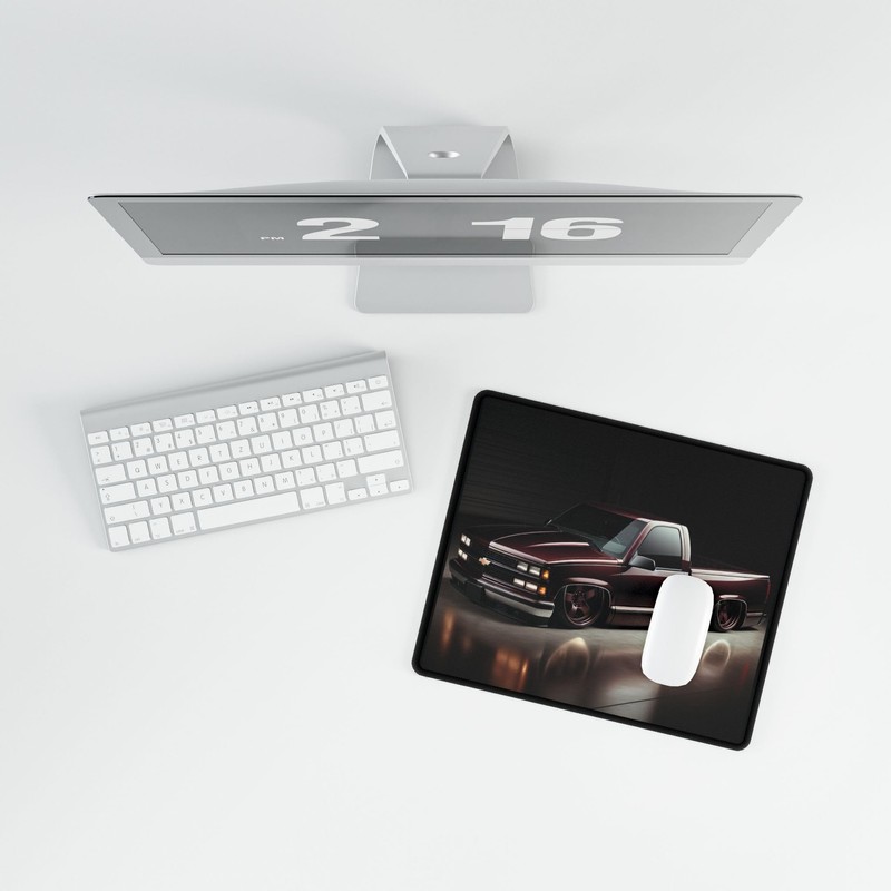 Bagged OBS Chevy Truck Design Desk Mat