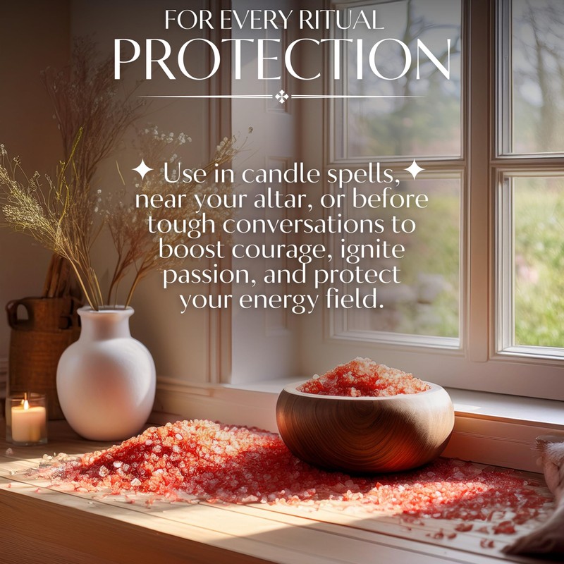 Red Dragon’s Blood Sea Salt for Power, Passion & Protection