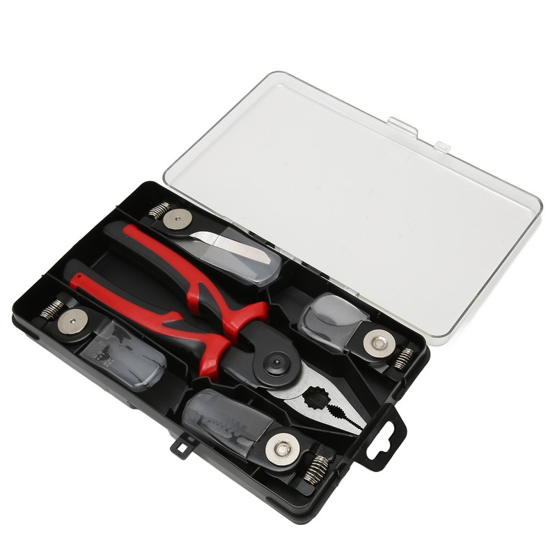 Wire Cutters Tool Steel 5 Replaceable Heads Anti Slip TPR