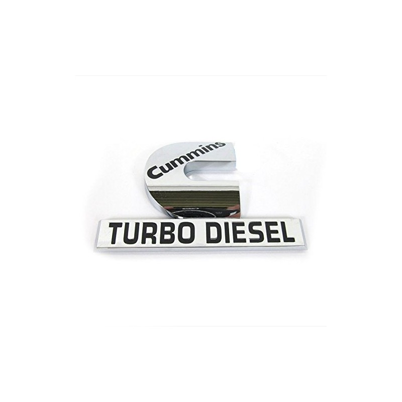 Yoaoo 2Pack Compatible with Cummins Turbo Emblem Badge High Output