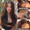 Weeybay Real Hair Wig for Women Wigs Straight Human Hair