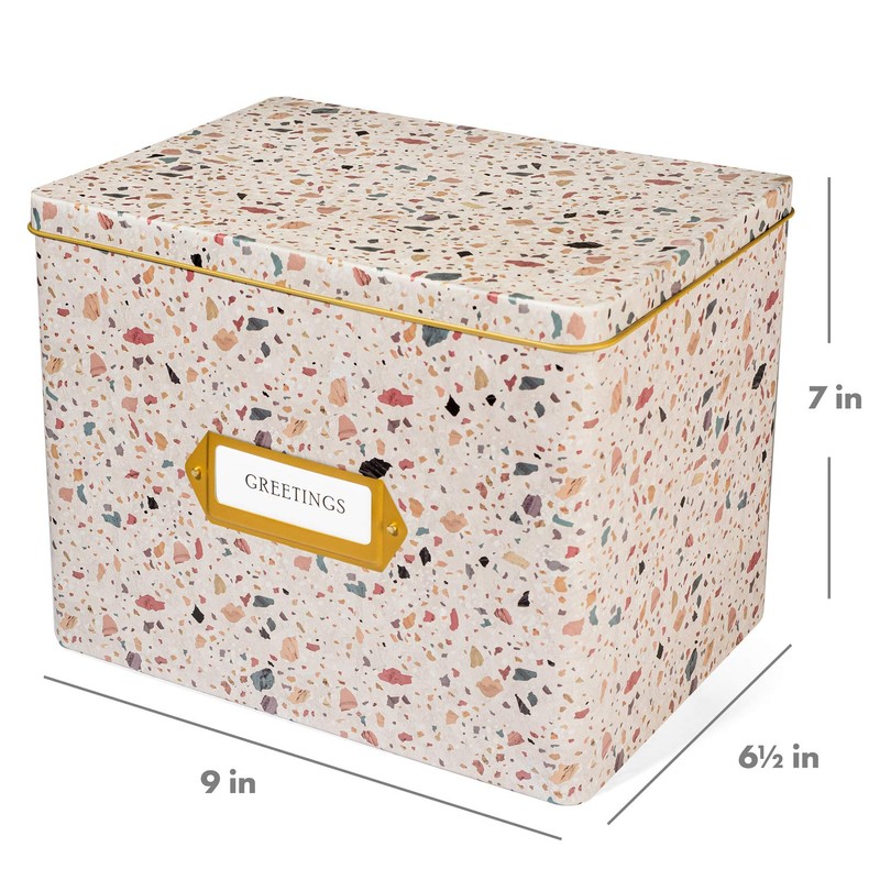 Jot & Mark Greeting Card Organizer Box Set | Decorative