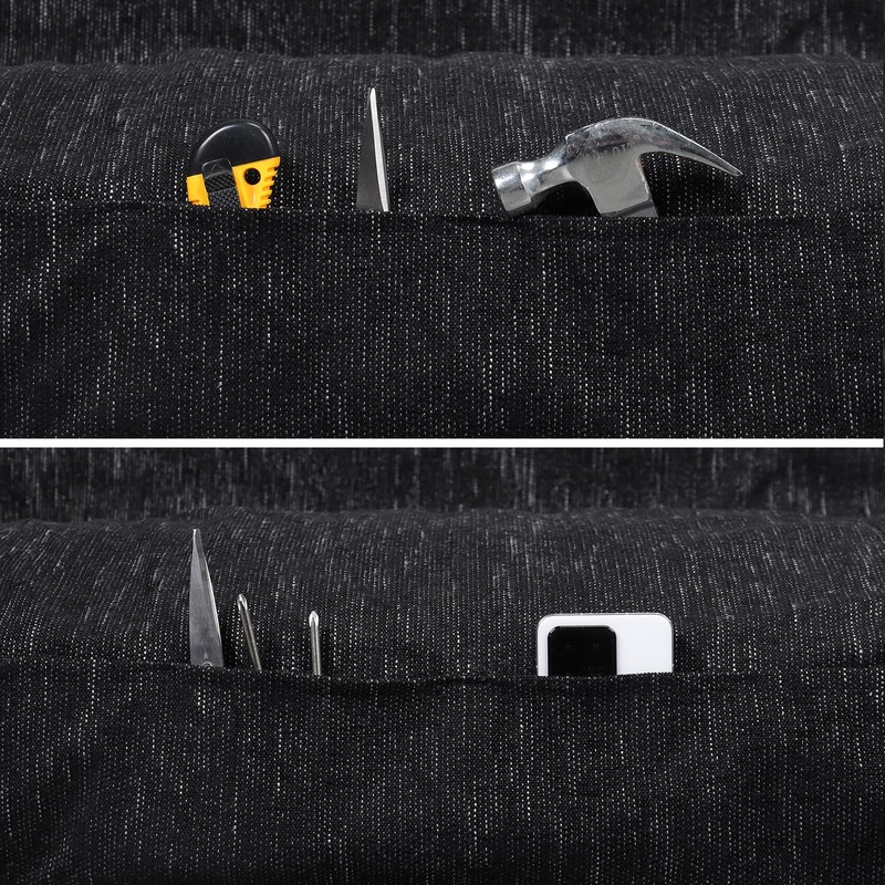 Leader Accessories Special Yarn Blanket Black Full Size Pickup Trucks