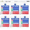 SAFETYKING® 6 pcs Fire Action Notice Stickers - L 20cm