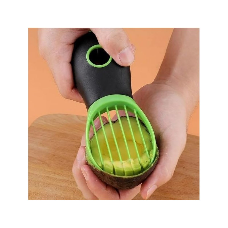 3-in-1 Avocado Tool Split, pit, and slice!