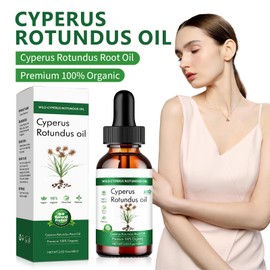 Cyperus Rotundus Oil - 100% Cyprus Oil Natural Nut Grass Oil,Cyprus Rotundus Oil,Body Hair Removal Care Oil,for Hair Growth Inhibitor,Moisturizing & Soothing, 60ml