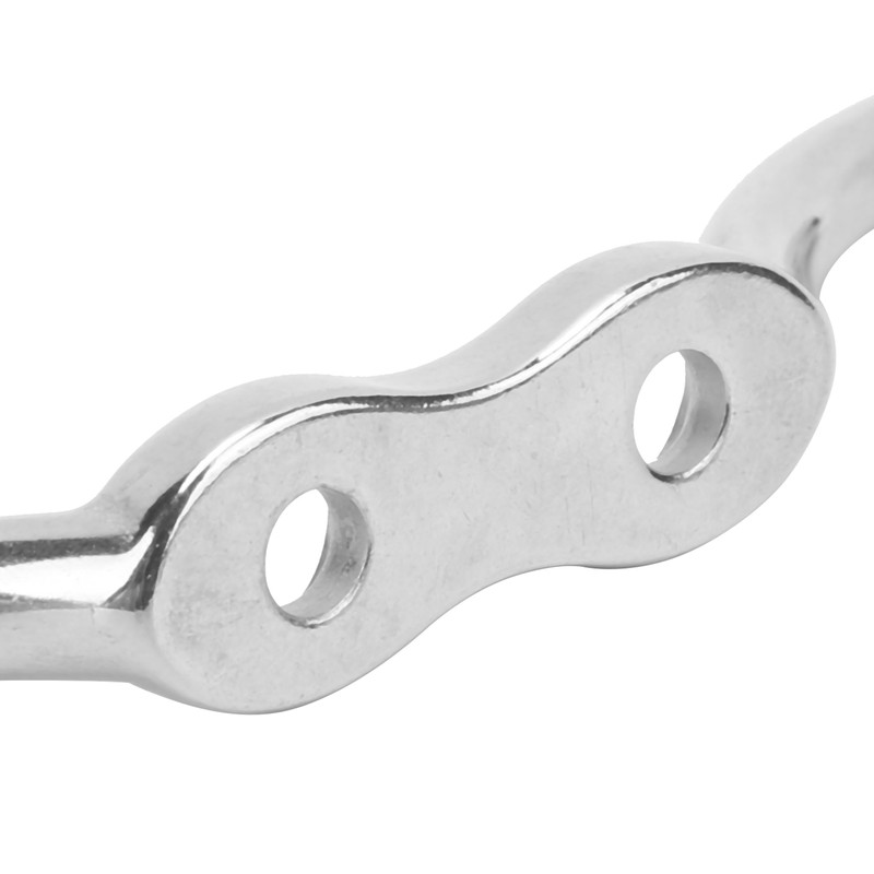 2pcs/set 6in Cleat Stainless Steel Flagpole Cleat Hook Flag Halyard