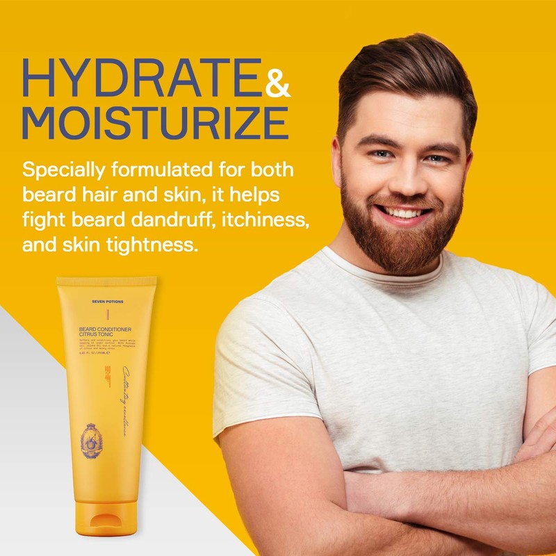 Seven Potions Beard Conditioner for Men - Prevents Beard Itching