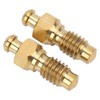 2Pcs Disc Brake Bleeder Screw Titanium Alloy M6 Rust Resistance