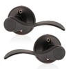 Probrico 2 Pack Dummy Door Lever Wave Style Leverset Right
