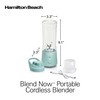 Hamilton Beach Mini Cordless Portable Personal Blender for Shakes and