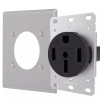 Journeyman-Pro 50 Amp 125/250V 14-50R Flush Mounting Wall Receptacle Range